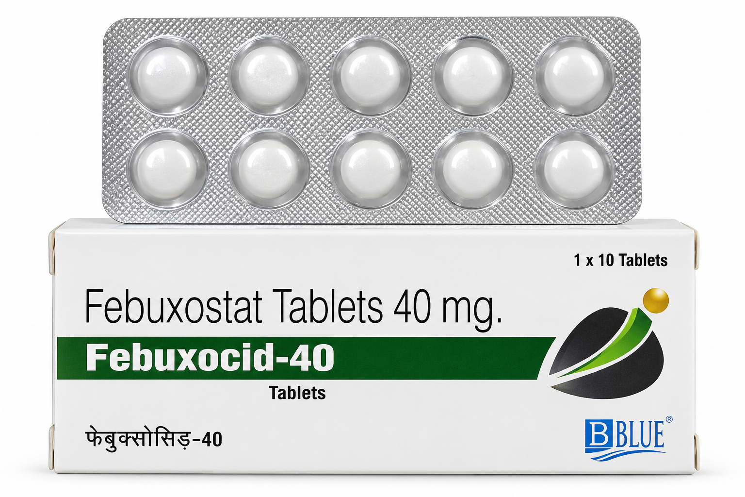 Febuxocid 40 Medication Package and Blister Pack