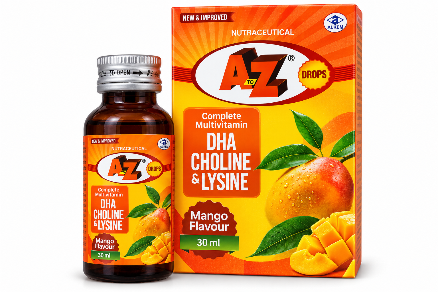 A to Z Mango Multivitamin Drops