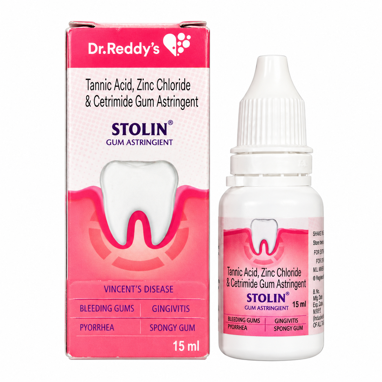 Stolin Gum Astringient Product Display