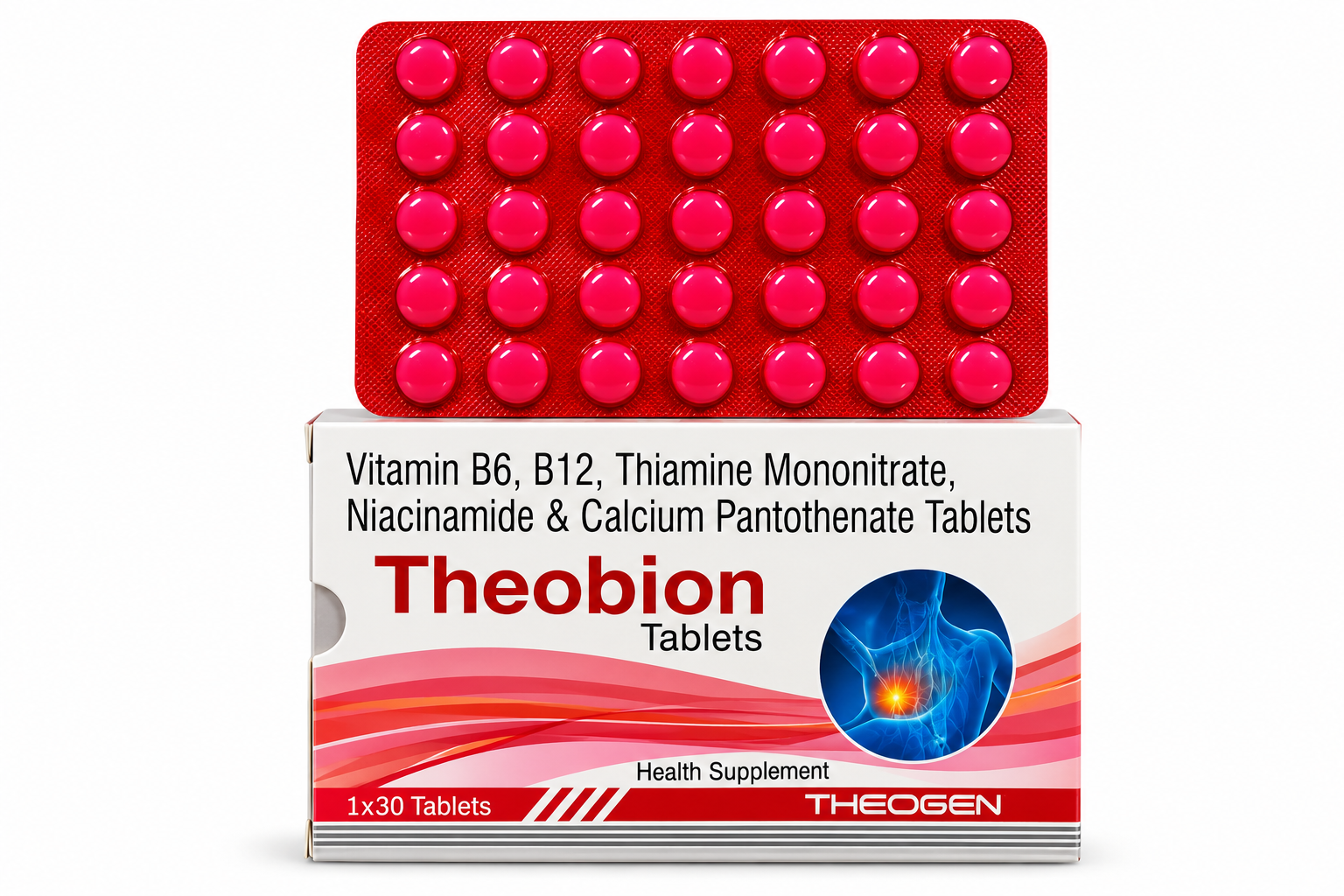 Theobion Tablets Vitamin Supplement Pack