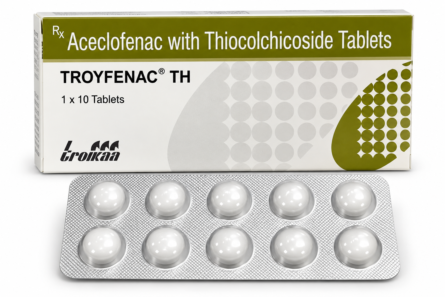 Troyfenac Medication Box and Blister Pack