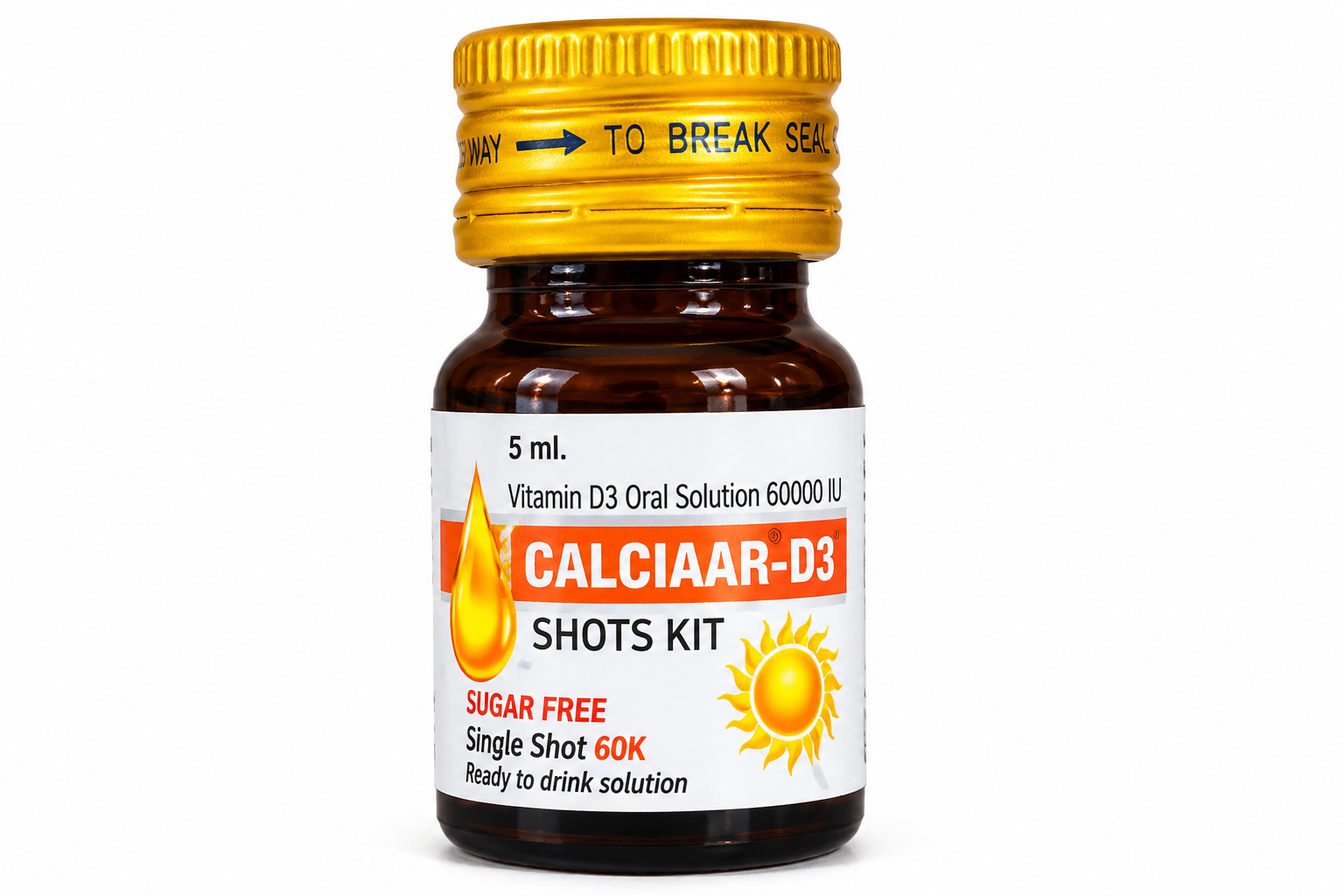 Calciaar D3 Vitamin D3 Shot Bottle