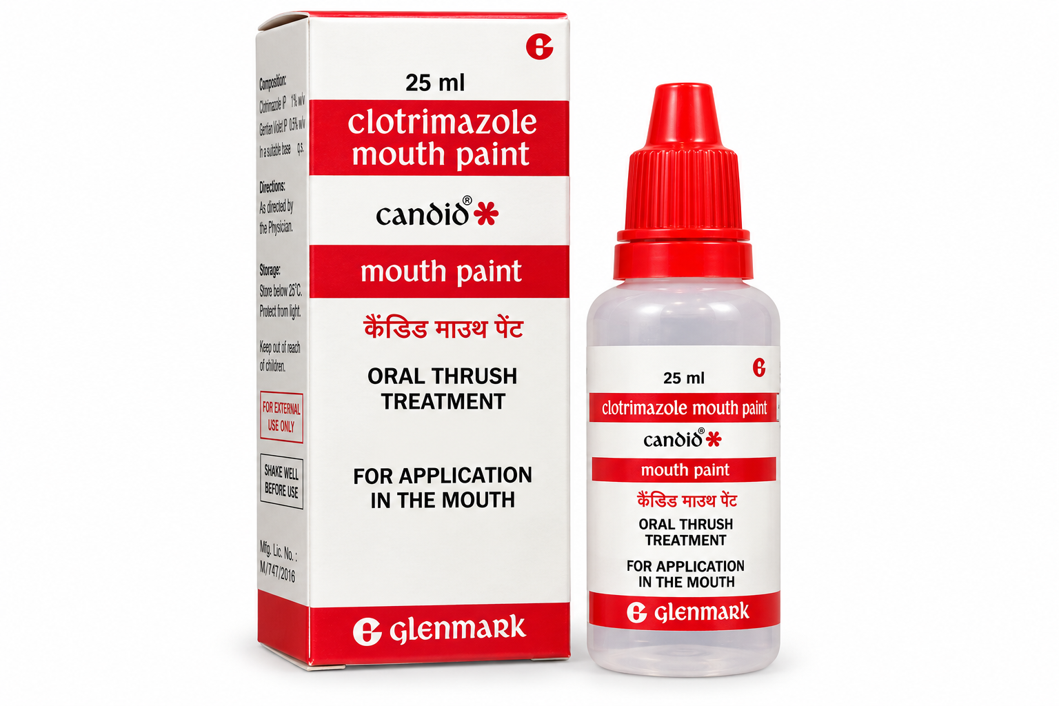 Candid Clotrimazole Mouth Paint Product Shot